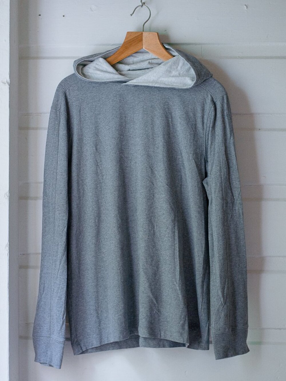 Banana Republic Grey Lightweight Pullover Hoodie Shirt Men L